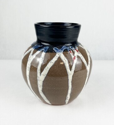 Birch Pottery Vase