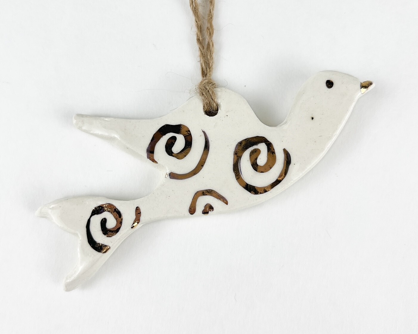 Bird Pottery Ornament