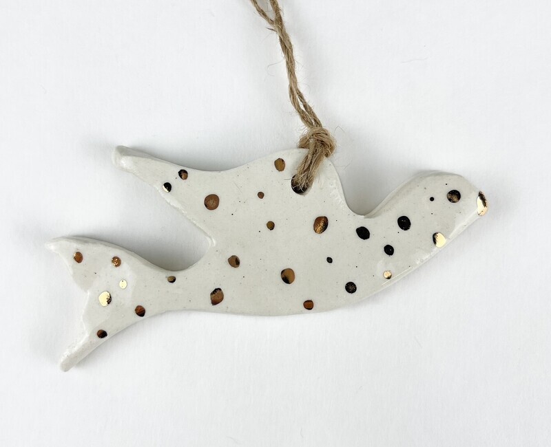 Bird Pottery Ornament