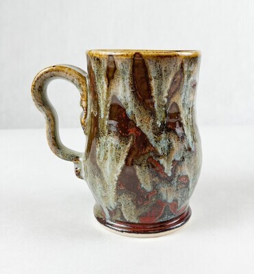 Partridge Glaze Pottery Mugs