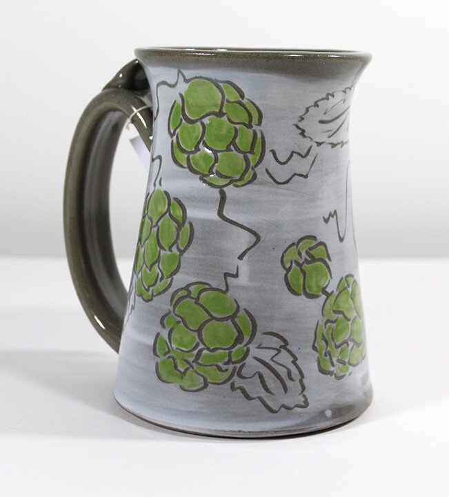 Hops Pottery Stein