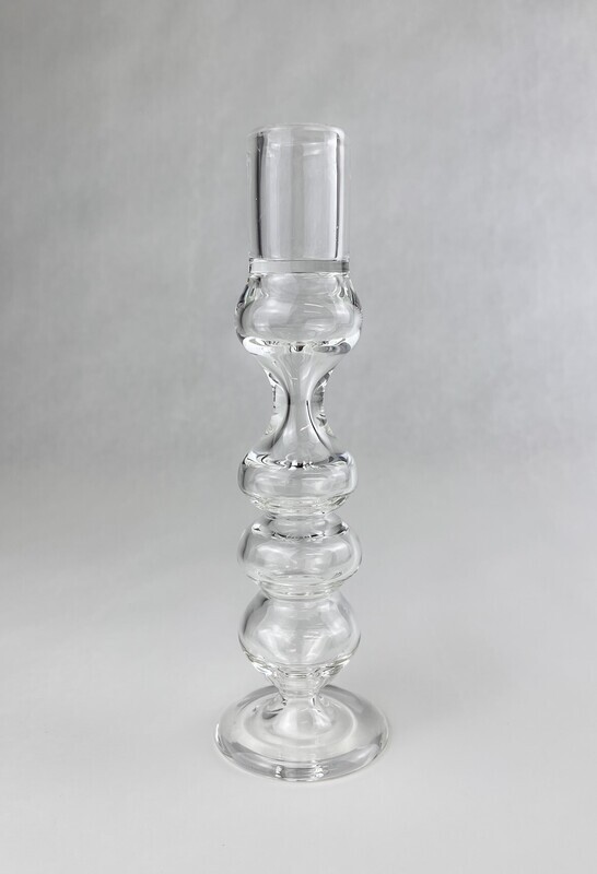 Blowing Bubbles Handblown Candle Stick