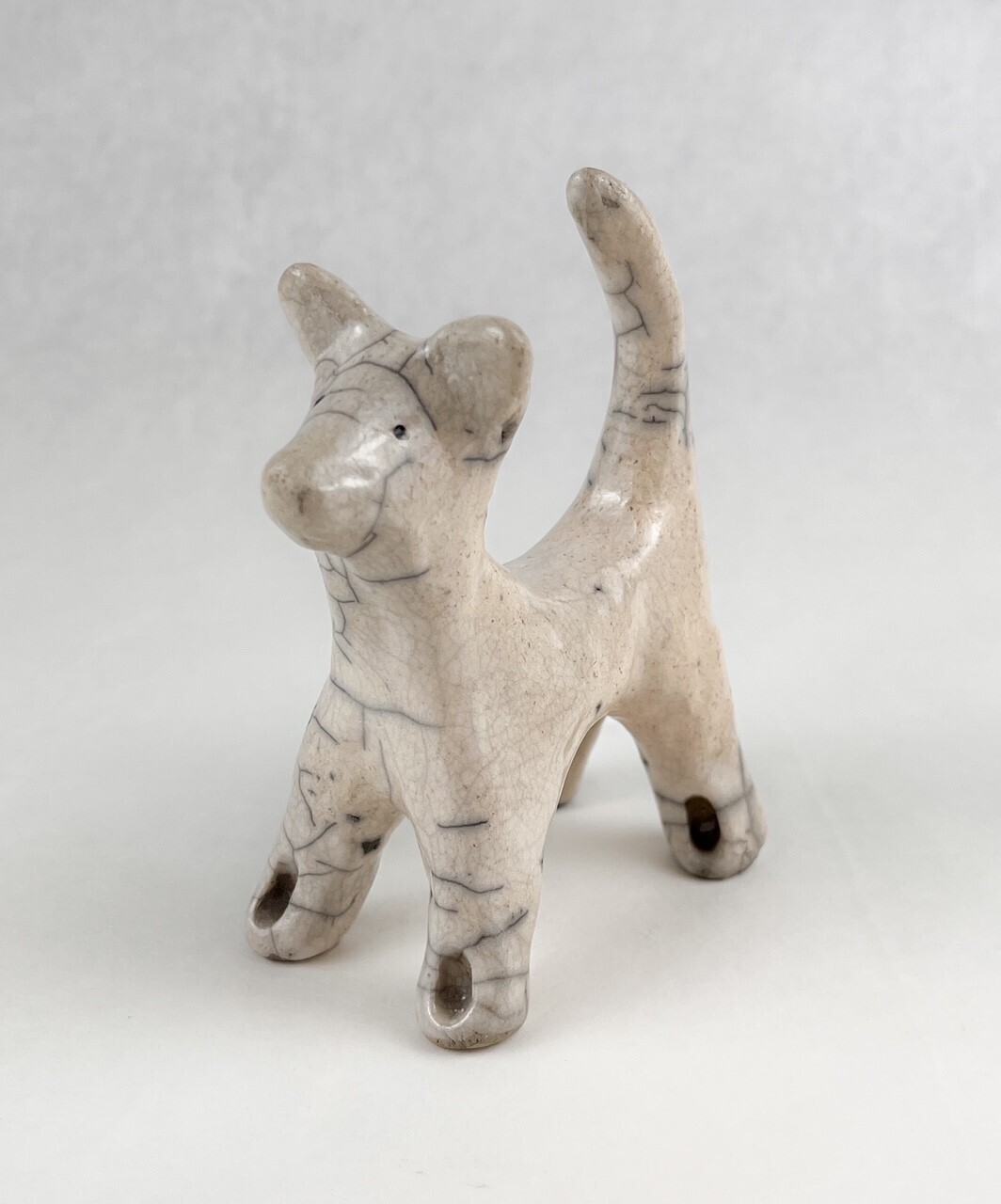 Dog Pottery Sculpture 4x5