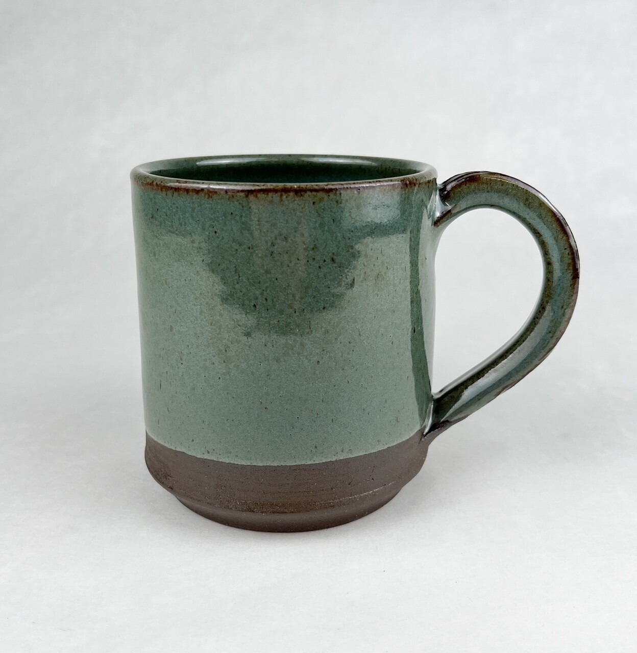 Medium Teal Pottery Mug