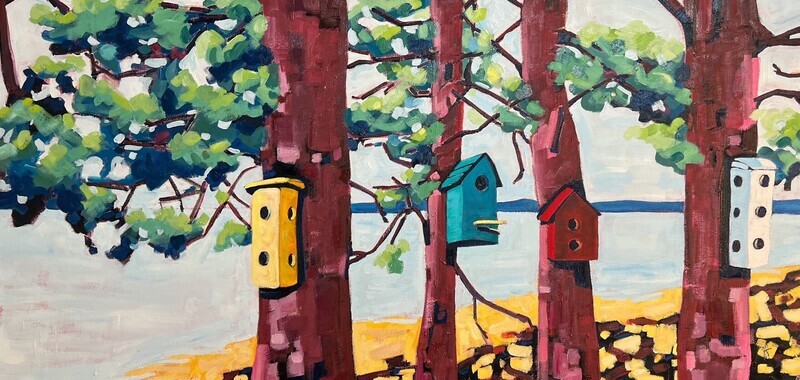 &quot;Colours of New Brunswick NO.1&quot; 24x48&quot; Oil on Canvas