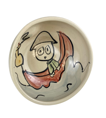 Whimsical Serving Pottery Bowl