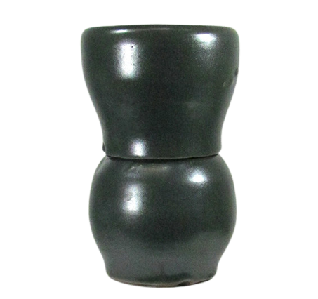 Darren Emenau Saint John New Brunswick Handworks Japonesque Pottery Vase Black