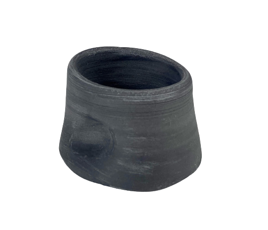 Darren Emenau MNO Saint John New Brunswick Canada Handworks Gallery Canadian Japonesque Black Clay Pottery Mini Tea Bowls