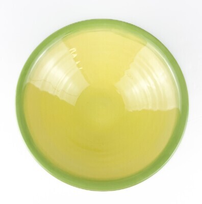 Yellow & Green Pottery Bowl