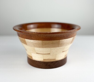 Ash & Lacewood Wooden Bowl