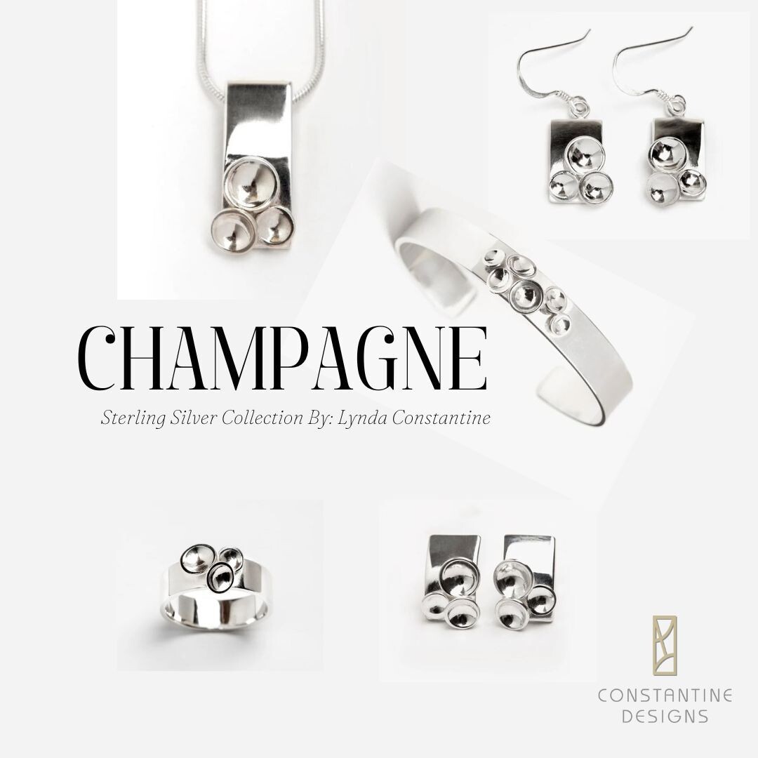 "Champagne" Collection Sterling Silver