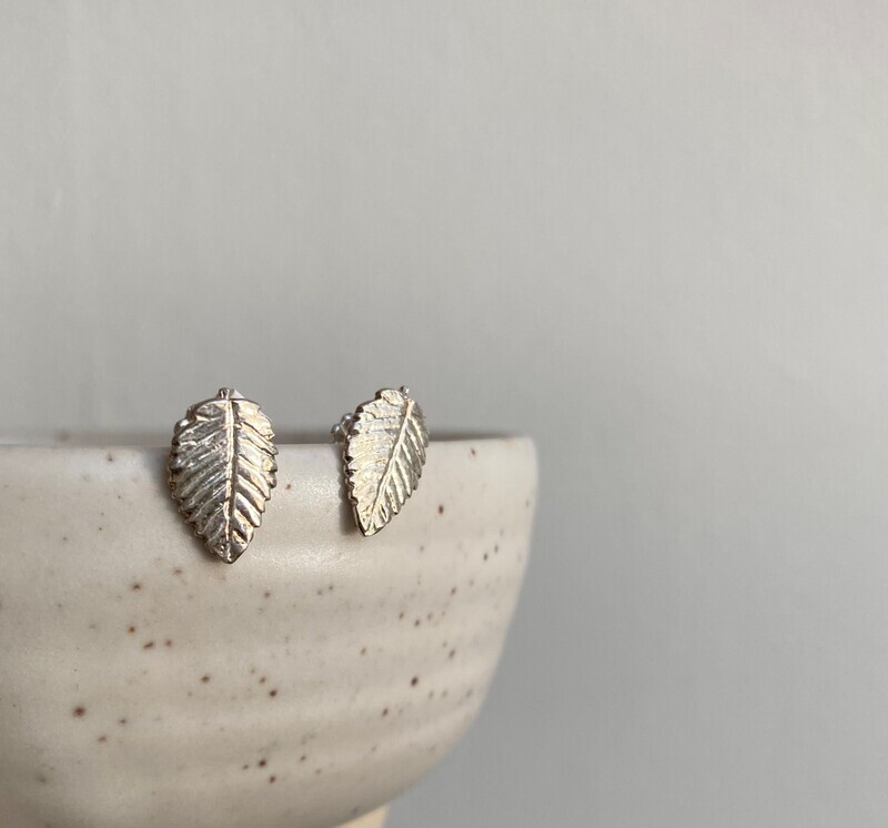 Mini Elm Studs Sterling Silver