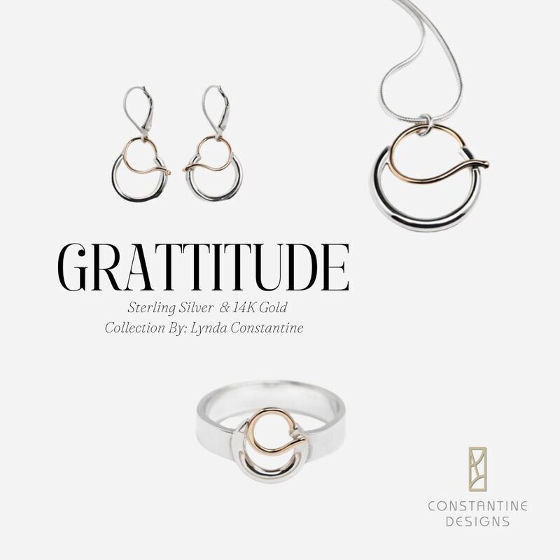 "Gratitude" 14K Gold & Sterling Silver Collection