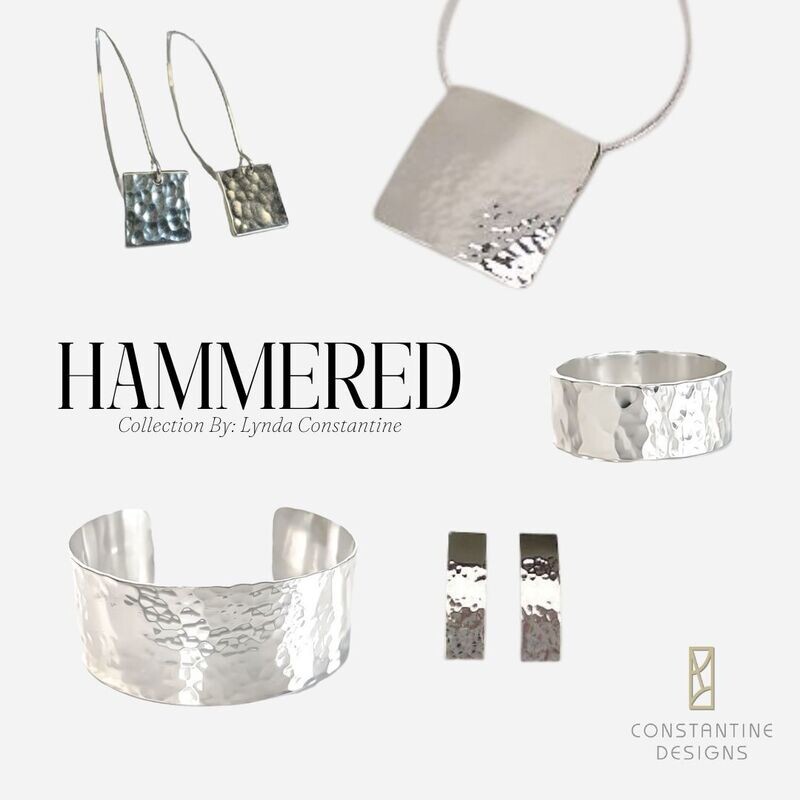 "Hammered" Sterling Silver Collection
