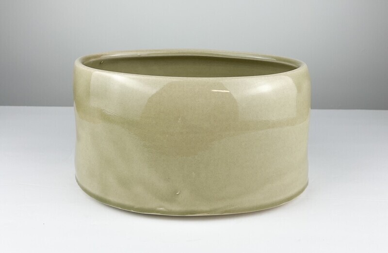 Darren Emenau Saint John New Brunswick Handworks Japonesque Pottery Vase Cream