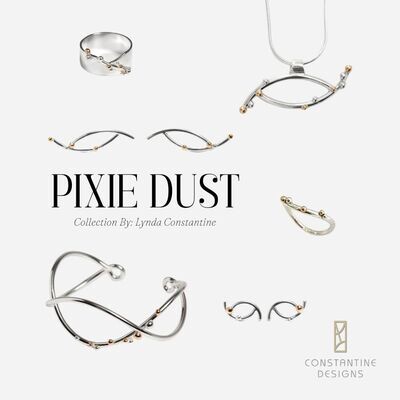 Pixie Dust Collection Sterling Silver & 14K Gold