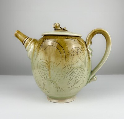 Celadon Glaze Pottery Tea Pot