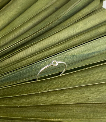 Mini Circle Ring Sterling Silver