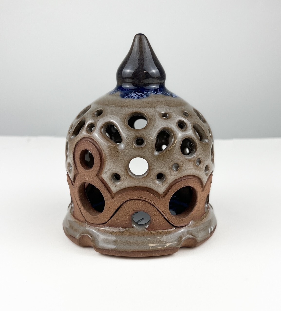 Pottery Lantern/Tealight Candle Holder