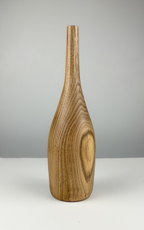 Butternut Bud/Dried Flower Wood Vase