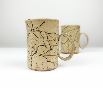 Leaf Pottery Mug