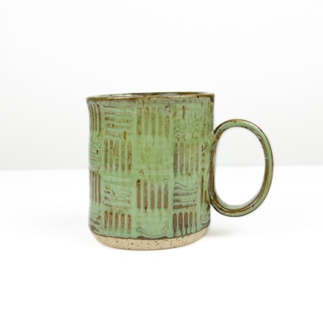 Green Textured Espresso Cup