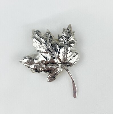 Large 3D Sterling Silver Pin