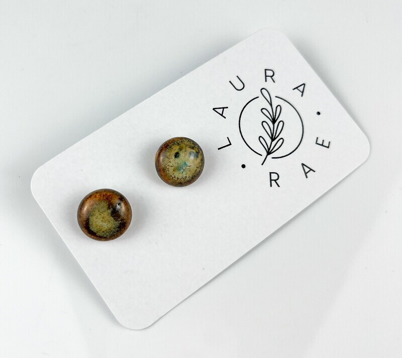 Stainless Steel Pottery Earrings