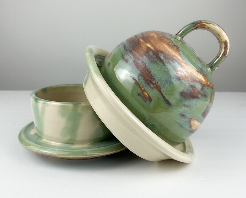 Purple Dome Pottery Dish