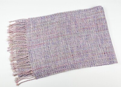 Lilac Hand Woven, Hand Dyed 73x10