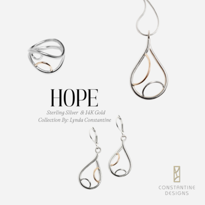 Hope Collection Sterling Silver & 14K Gold