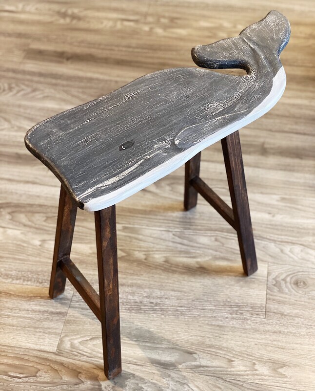 Whale Wooden Side Table