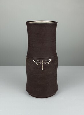 Morning Sun Pottery Large Dragonfly Vase 9