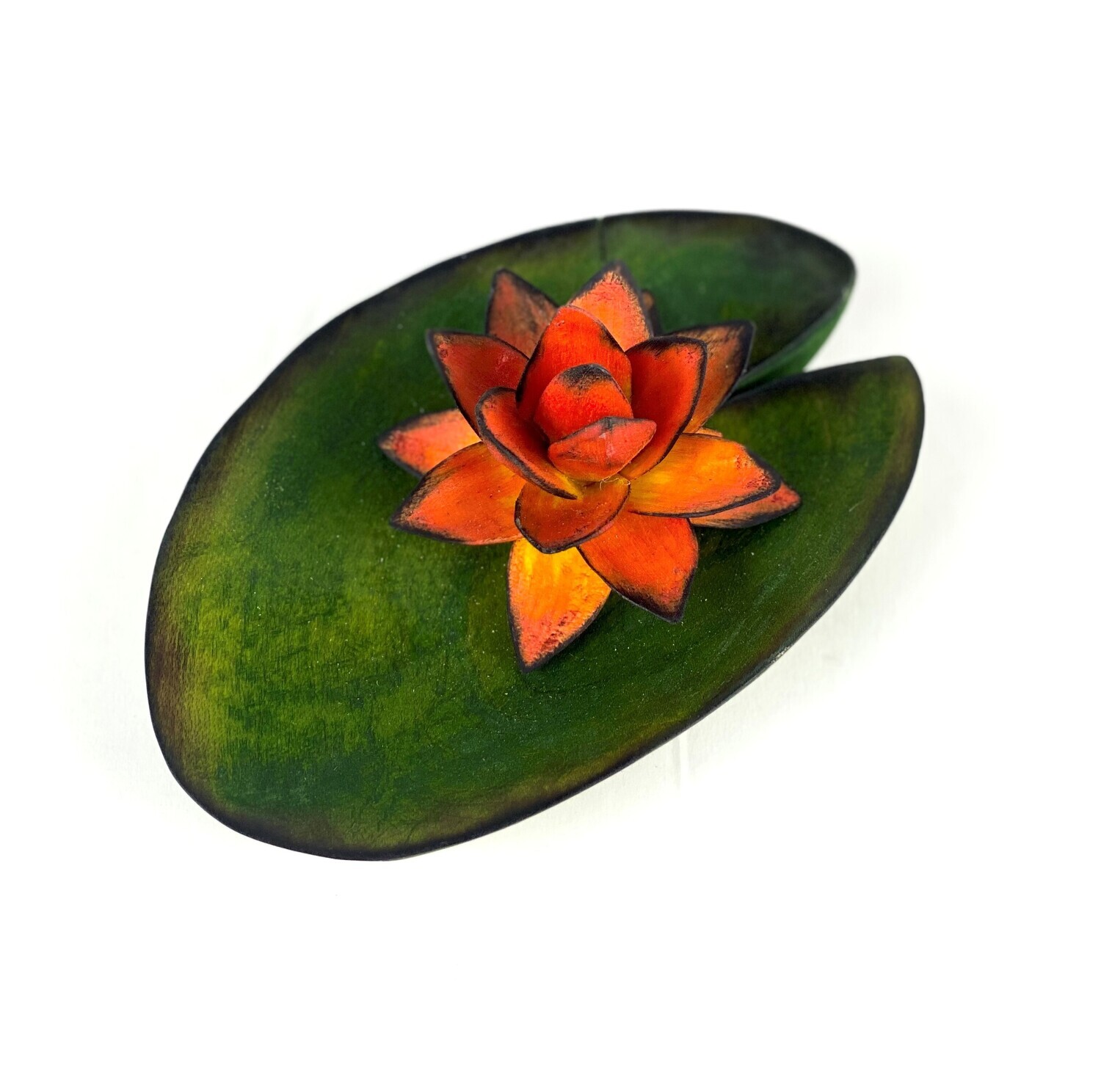 Lily Pad Dyed, Wooden Wall Hanging