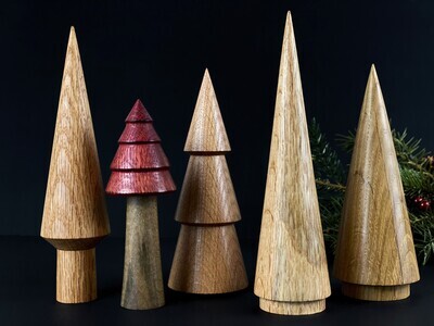 Turned Mid Wooden Trees