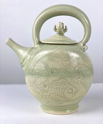 Celadon Pottery Tea Pot