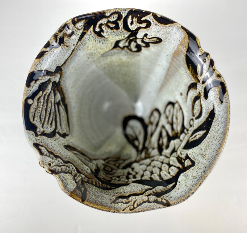 Large Pottery Salad Bowl