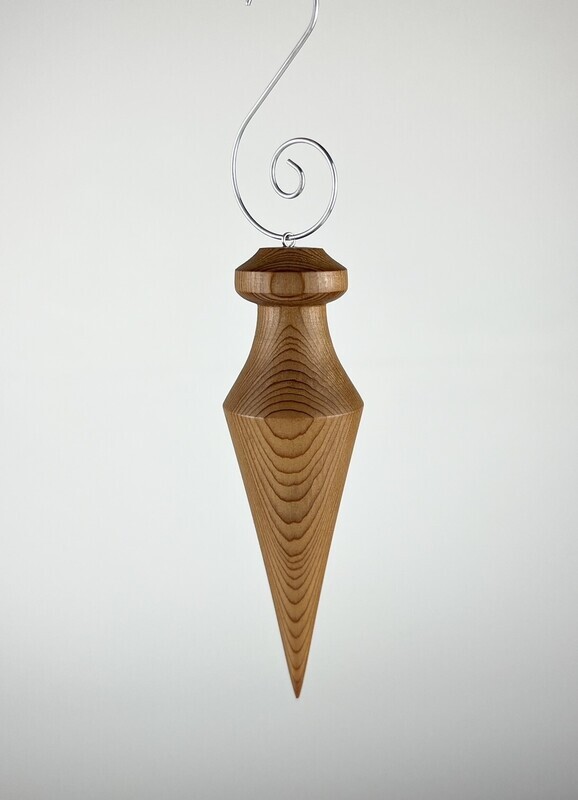 Hand-Turned Wooden Christmas Ornament