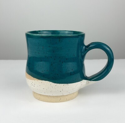 White Speckled/ Colour Pottery Mug