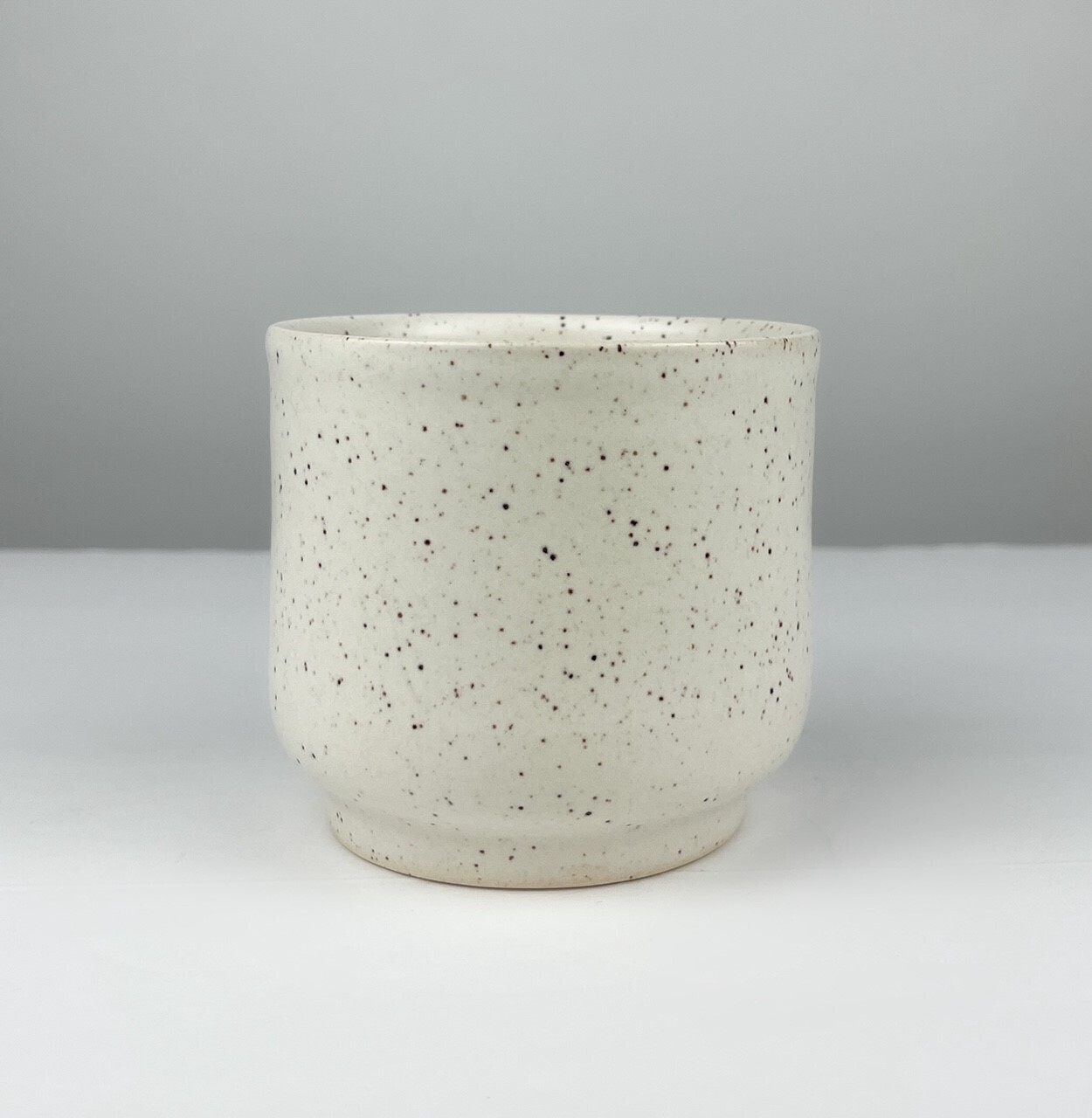 Speckled White Plant Pot Small