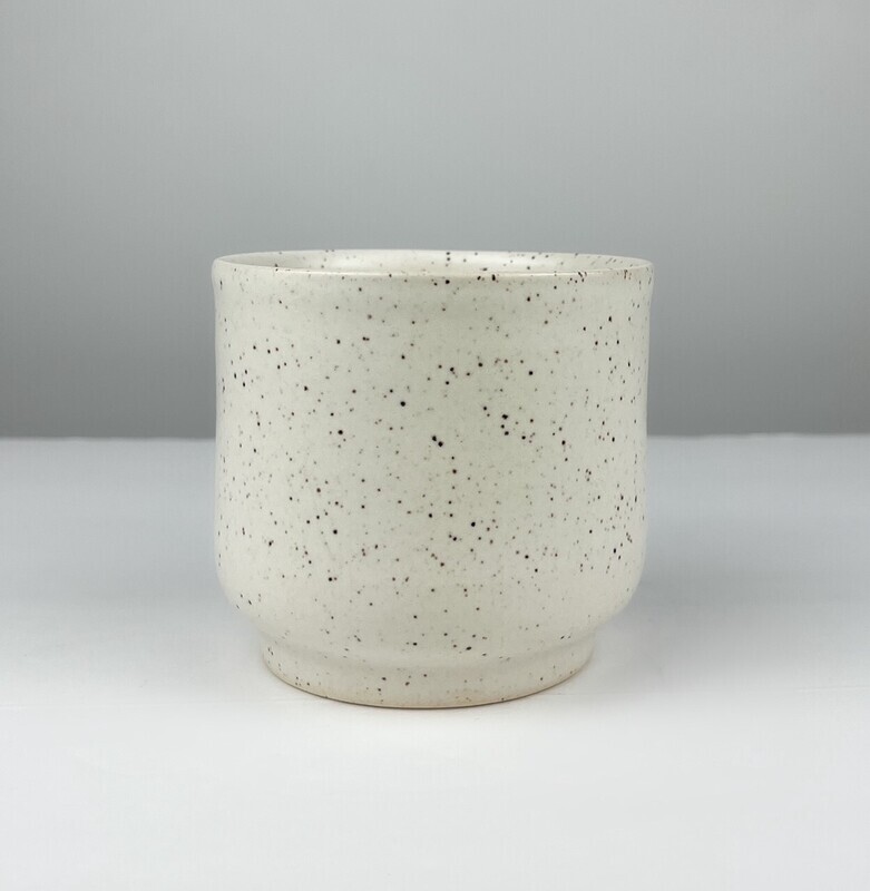 Speckled White Plant Pot Small