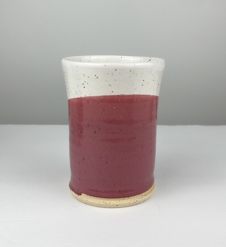 Large Pottery Tumbler White/Color