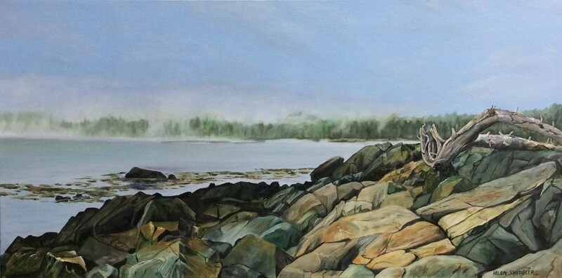 "Off The Trail" Oil On Canvas 12x24"