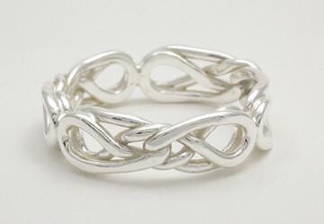Celtic Knot Ring Size 8 SS