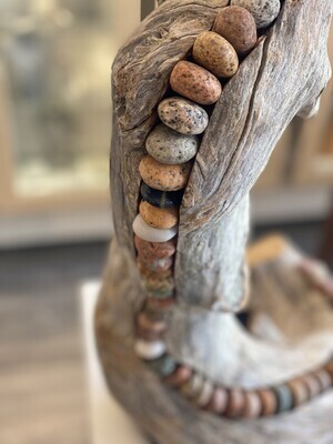 Driftwood Screw Abacus Sculpture 24x15x15