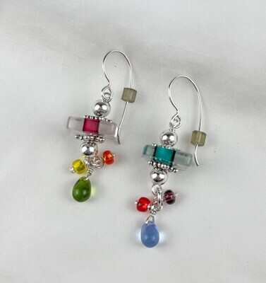 Northern Lights Collection: Sterling Silver & Blown Glass