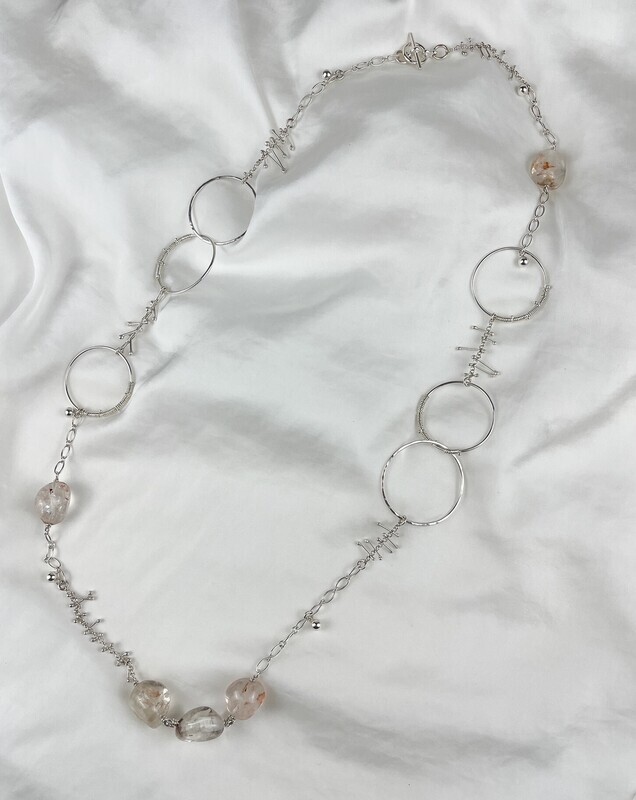 Pins and Needles Rutilated Quartz Sterling Silver Collection