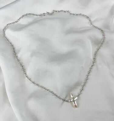 Freshwater Pearl Cross and Sterling Silver Collection