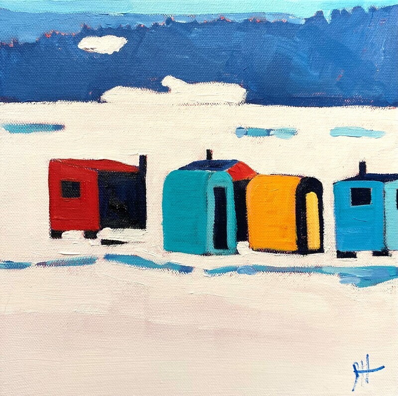 &quot;Shut The Door On Your Way Out&quot; 10x10&quot; Oil on Canvas