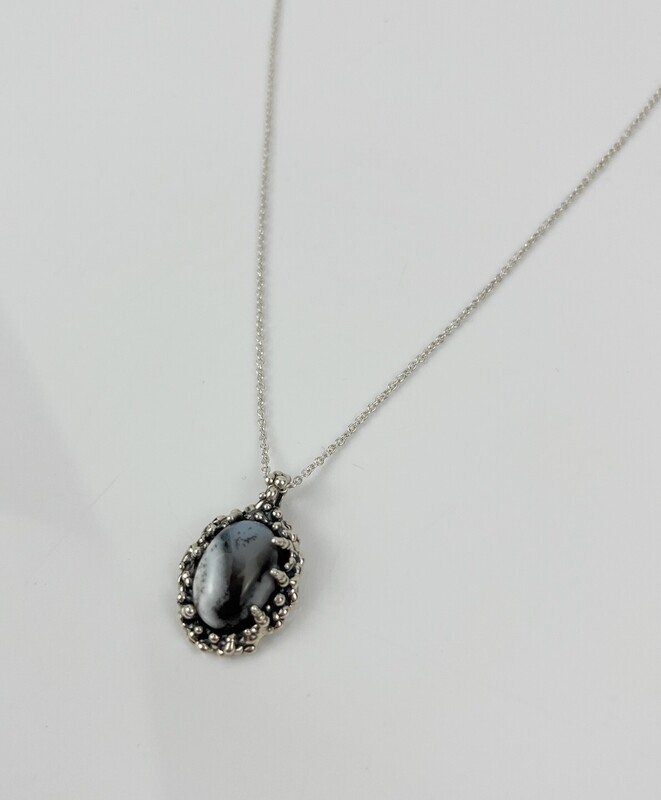 "Barnacle" Pendant 18" Sterling Silver